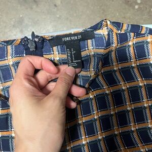 Cute forever 21 checkered wrap dress with wrap